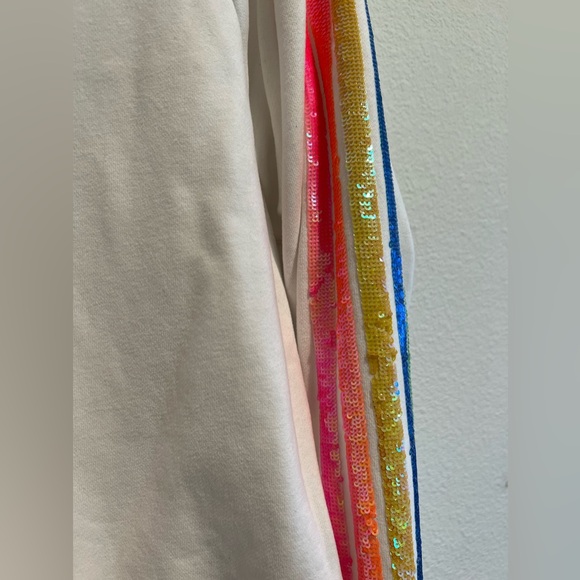 Queen of Sparkles Rainbow Half Zip Hoodie – Size XS - Picture 8 of 8